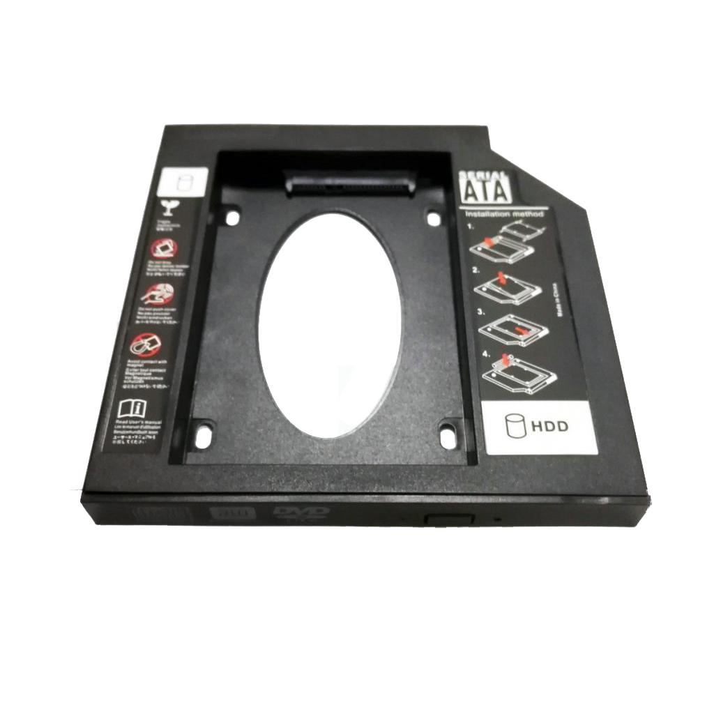 2.5'' Hard Drive Caddy SATA 2nd HDD HD SSD Enclosures Hard Drive Caddy Case for 12.7mm Laptop CD-ROM Optical Bay Drive Slot