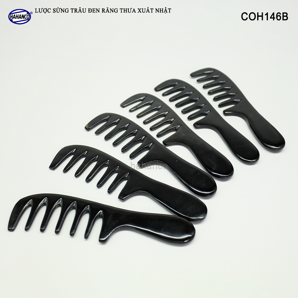 Lược Sừng massage đầu giúp lưu thông máu COH146 - Lược răng thưa - Chăm sóc sức khỏe