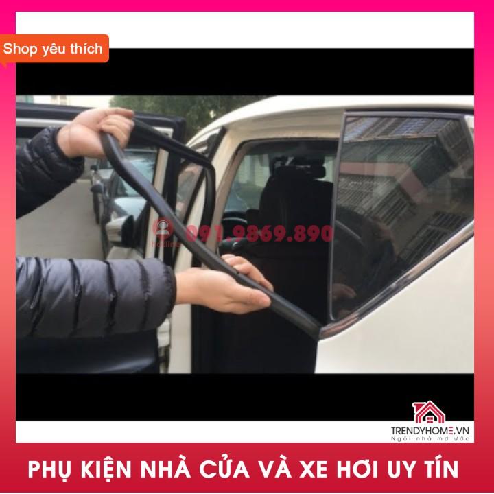 Gioăng cao su cửa oto, gioăng nguyên bản theo xe ô tô lõi thép cao su đen trendycar cao cấp