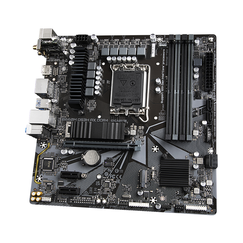 MAINBOARD GIGABYTE B660M DS3H AX DDR4 ( WI-FI 6 / LGA1700 / M-ATX / 4XDDR4 ) - Hàng Chính Hãng