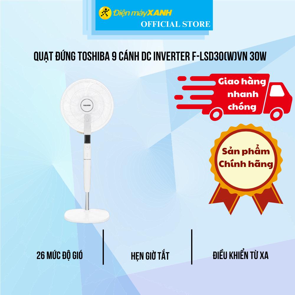 Quạt đứng Toshiba DC inverter F-LSD30(W)VN - Hàng Chính Hãng