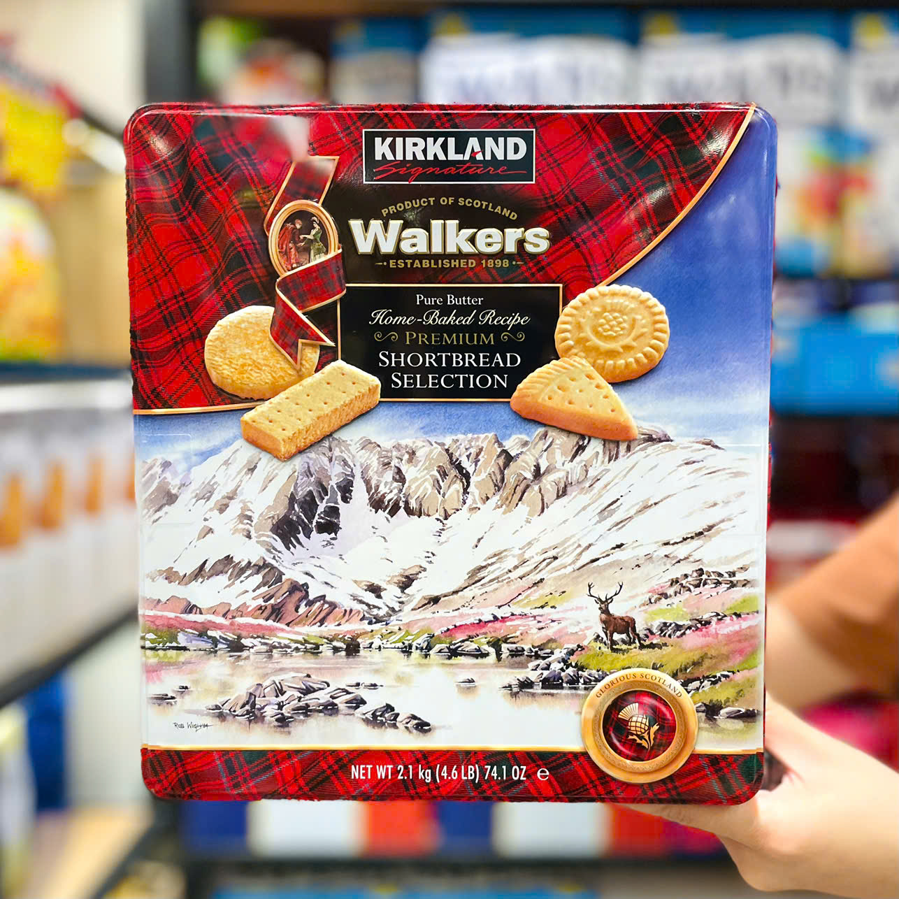 BÁNH QUY BƠ MỸ WALKER PREMIUM SHORTBREAD SELECTION 2.1KG ( Mẫu mới )