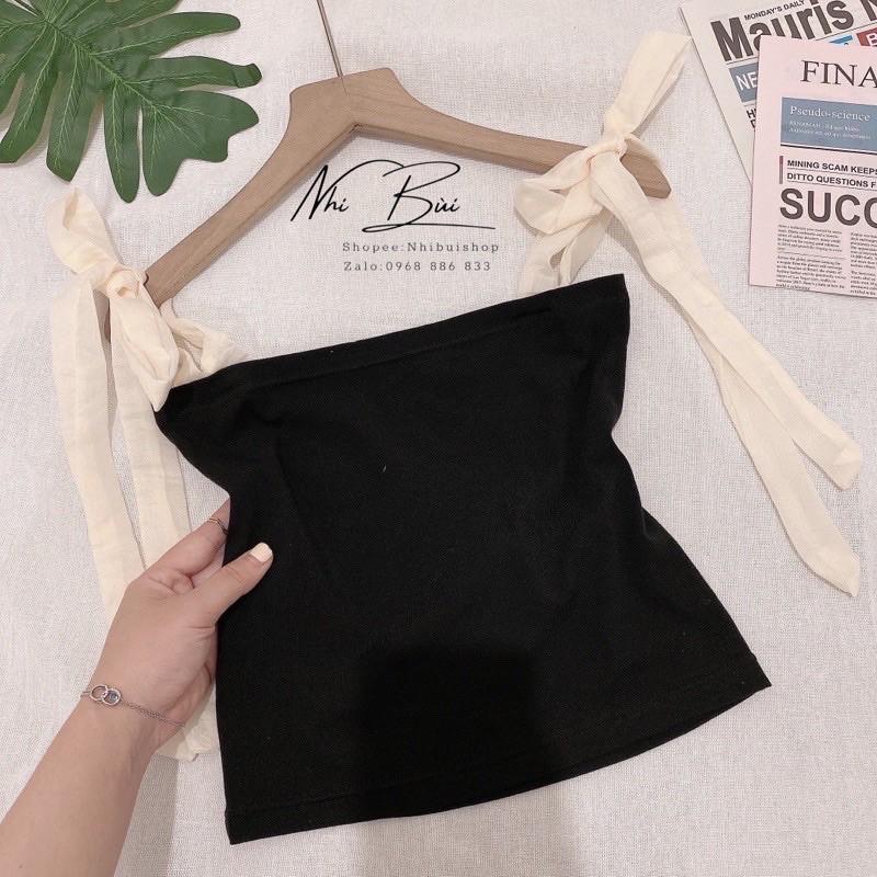 Áo 2 dây cột vai