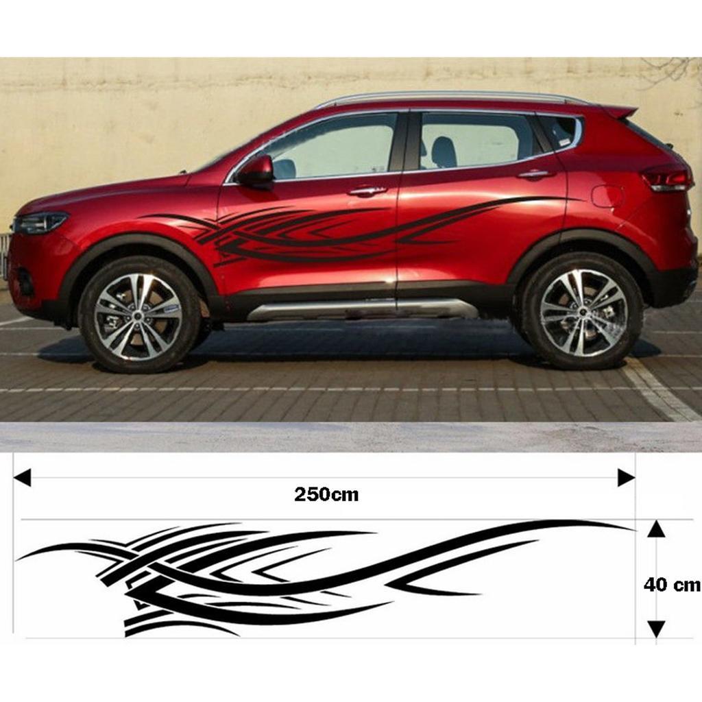 Car Auto Body Sticker Self-Adhesive Side Truck Vinyl Graphics Decals