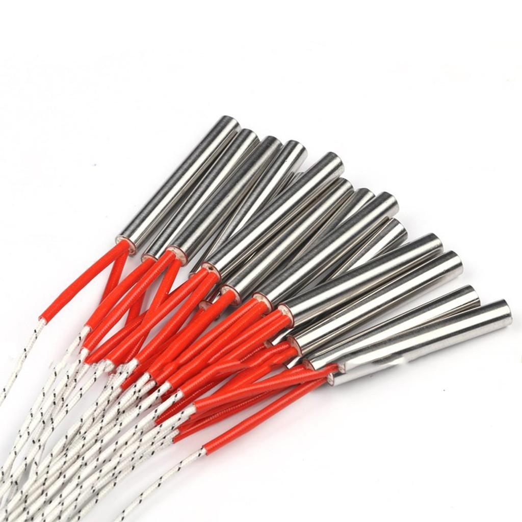 Ti nhiệt, điện trở 1 đầu, que gia nhiệt, nhiệt sấy khuôn phi 10mm