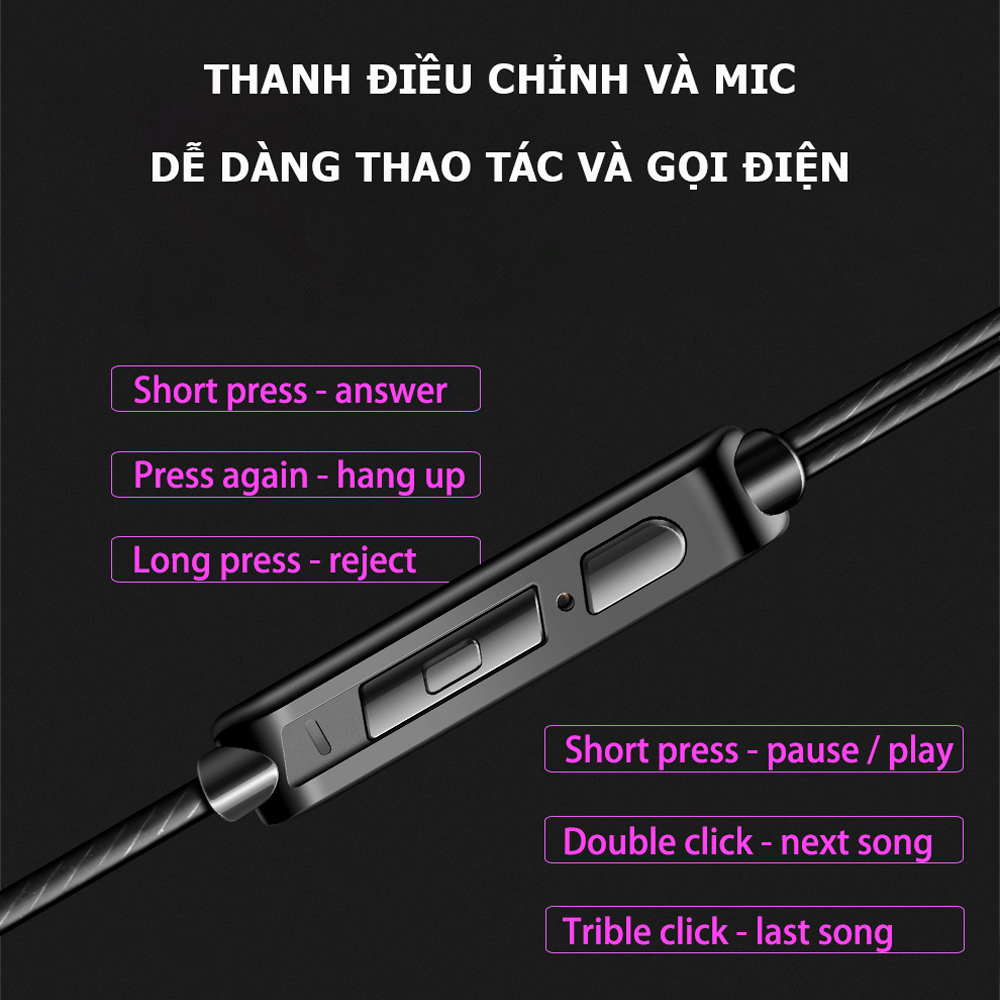 Tai Nghe Nhét Tai POERMAX AK6 Chống Ồn Hiệu Quả- Hàng Chính Hãng