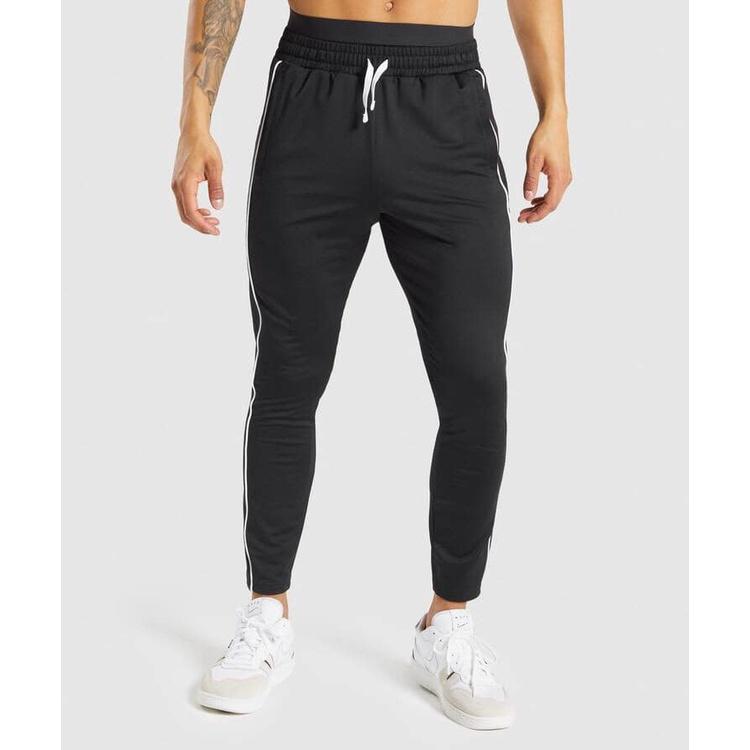 Quần Dài Tập Gym Nam Gymshark 2 Sọc Cao Cấp Chất Cotton Thiết kế Trung Năng Động