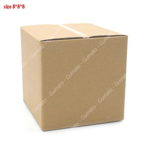 Hộp giấy P2 size 8x8x8 cm, thùng carton gói hàng Everest