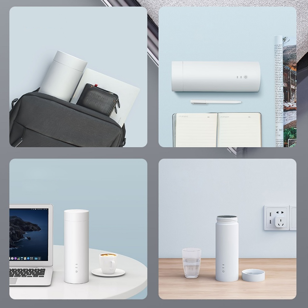 Hình ảnh Bình Giữ Nhiệt Tích Hợp Đun Sôi Cầm Tay Xiaomi VIOMI Electric Thermos 2 in 1 - Hàng Nhập Khẩu