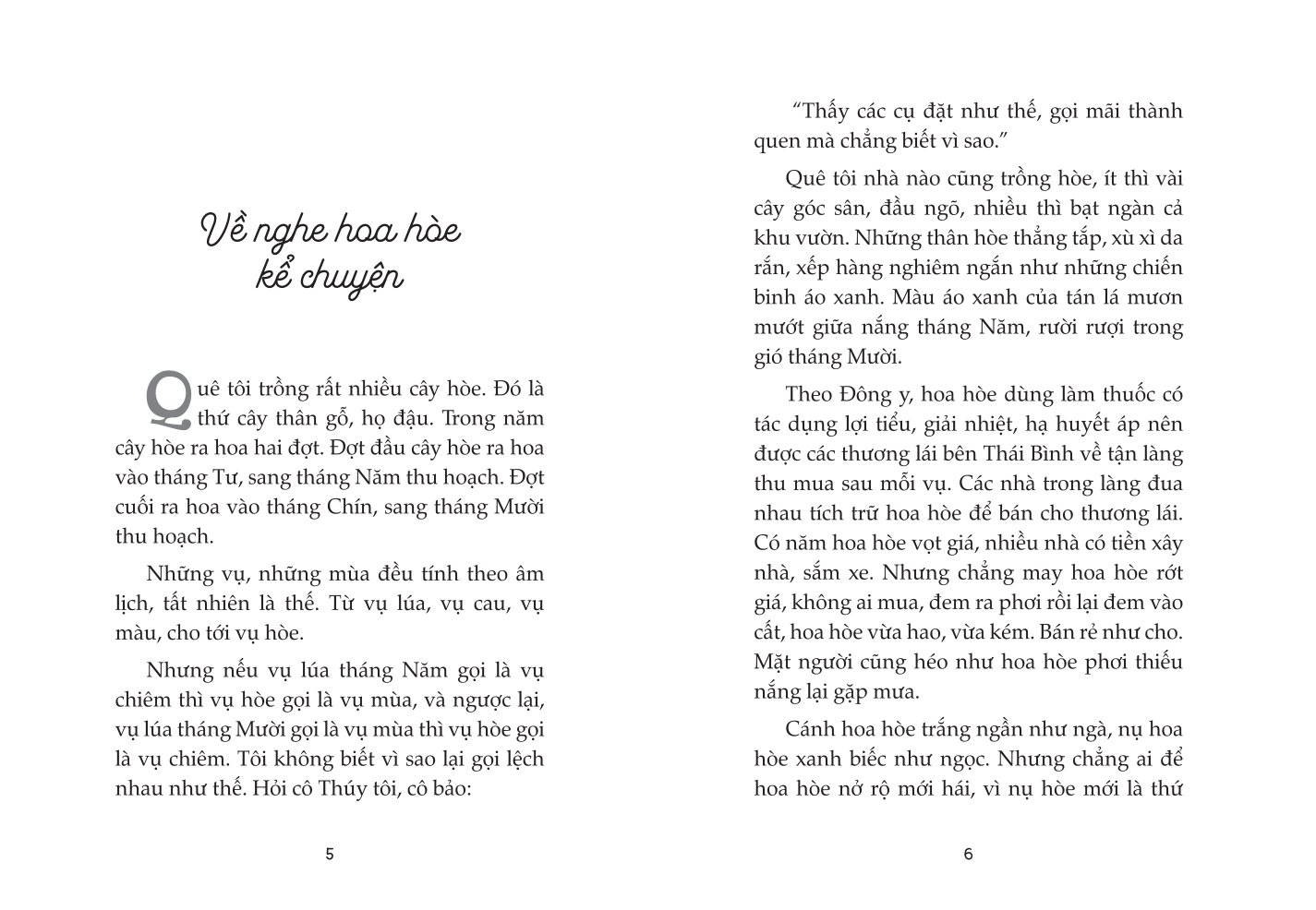 Sách Viết Cho Những Điều Bé Nhỏ - Về Nghe Hoa Hòe Kể Chuyện