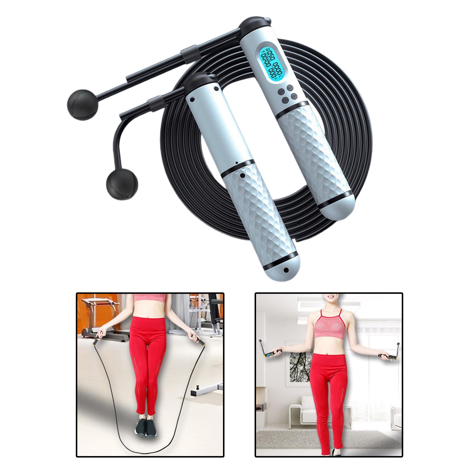 Skipping Rope Electronic Digital Rope Jumping for Sports Workout Women Men