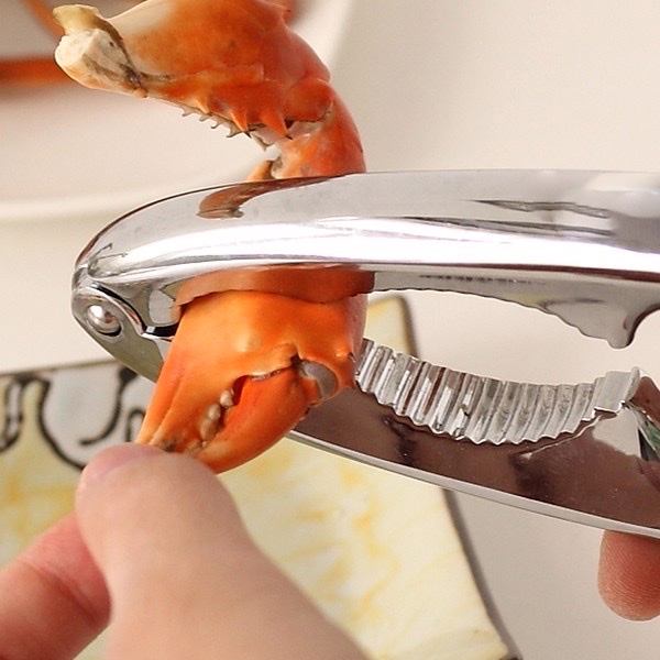 Dụng cụ kẹp tách hải sản cua ghẹ , phụ kiện nhà bếp đa năng , tách vỏ các loại hạt bằng inox không gỉ