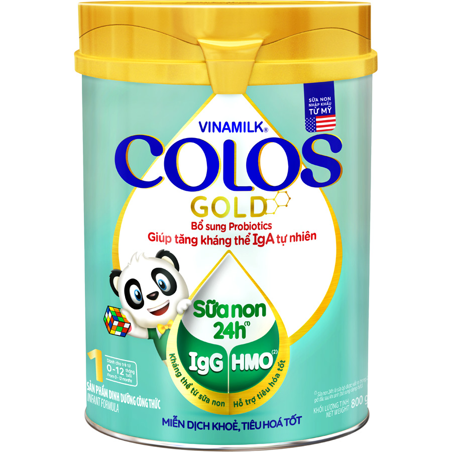 Sữa bột Vinamilk ColosGold 1 800g (cho trẻ từ 0 - 1 tuổi)