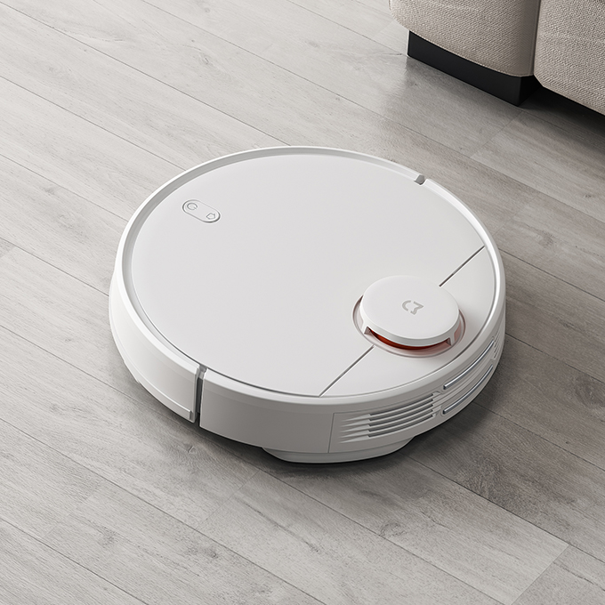 Robot hút bụi lau nhà thông minh Xiaomi Mi Robot Vacuum-Mop P SKV4110GL màu trắng - Hàng Chính Hãng