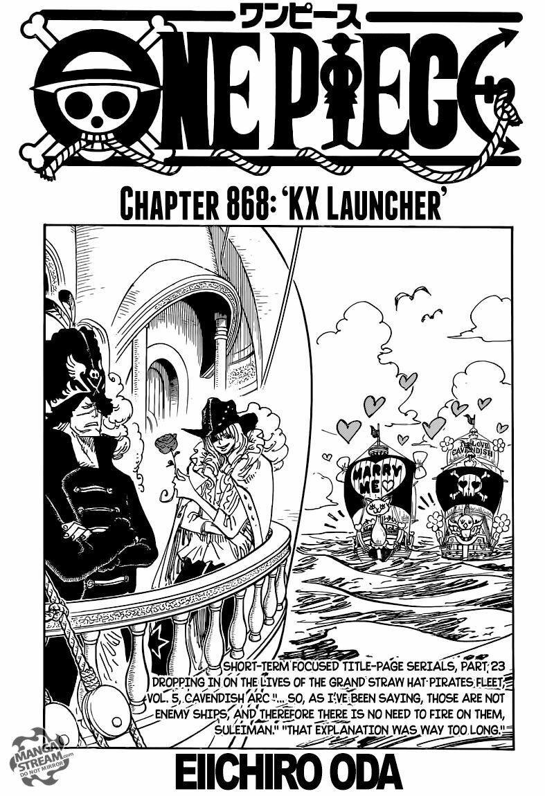 đảo hải tặc - one piece chapter 868 1