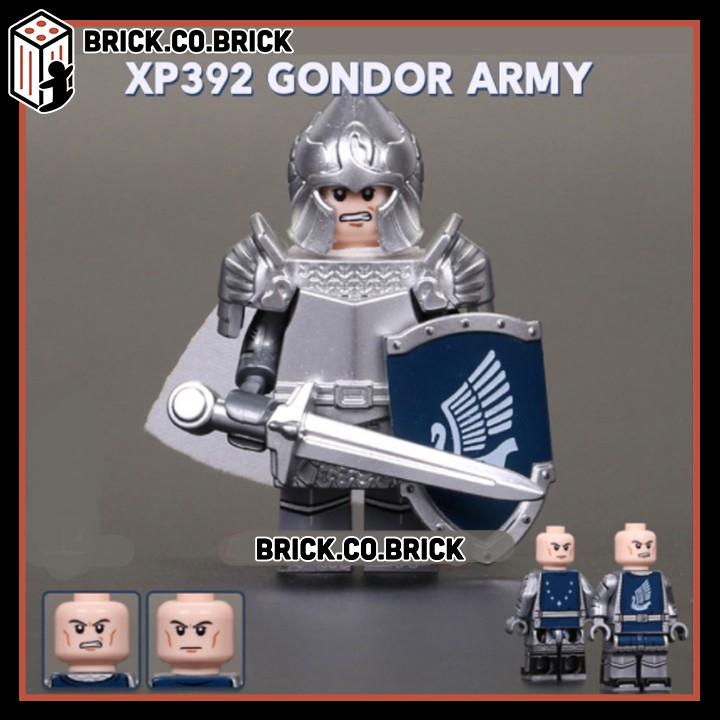 Đồ chơi Lắp ráp Xếp hình Lính trung cổ Đội bảo vệ Pike Guard của Hiệp sĩ minifig KT1051