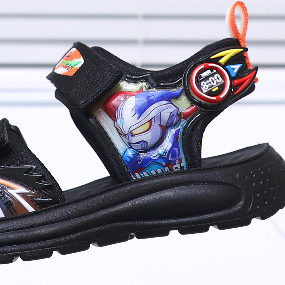 Giày Sandal SIÊU NHÂN quai hậu cho bé, giày thể thao siêu nhẹ, êm nhẹ chống trơn có đèn nhấp nháy  – GSD9167