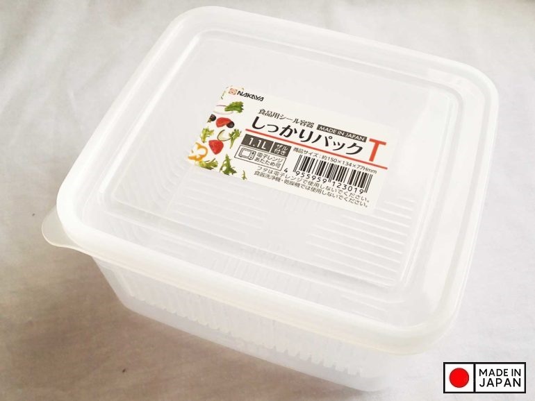 Bộ hộp thực phẩm 2 lớp Nhật Bản 1.1L