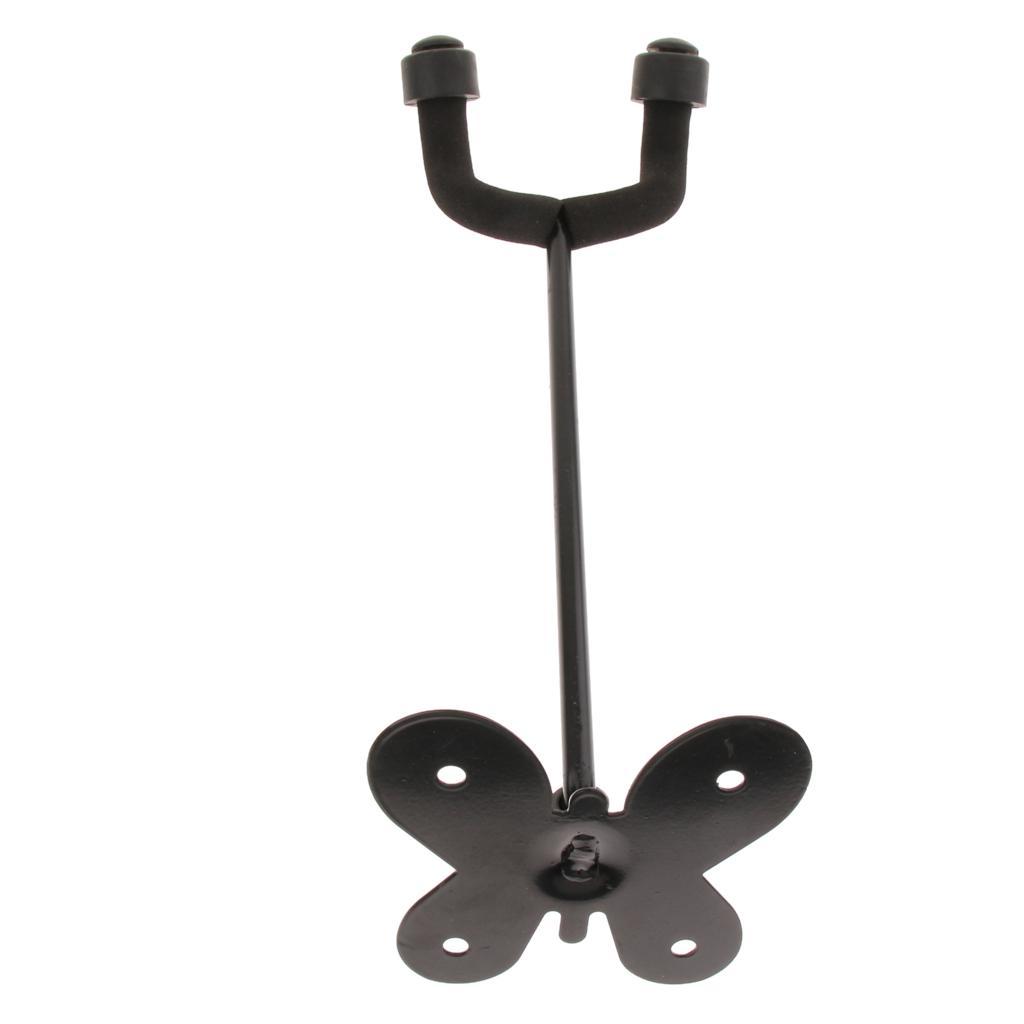 Black Guitars Bass Banjo Mandolin Wall Hanger Holder Rack Slatwall for Music Store School Exhibition Studio