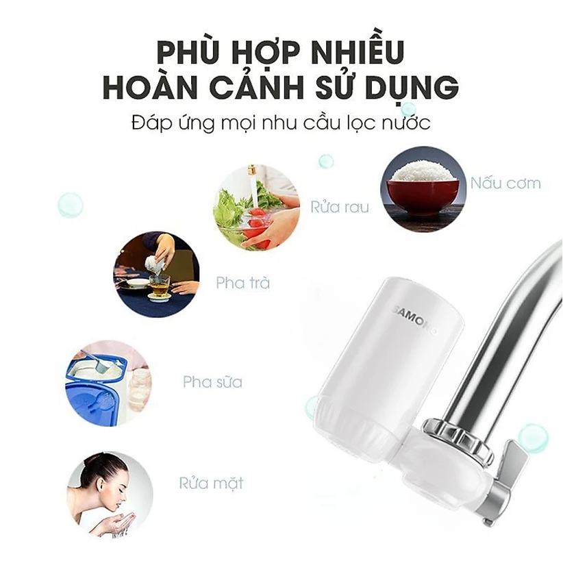 Bộ lọc nước tại vòi SAMONO SW-WPW11 5 lớp lọc cao cấp - Hàng chính hãng