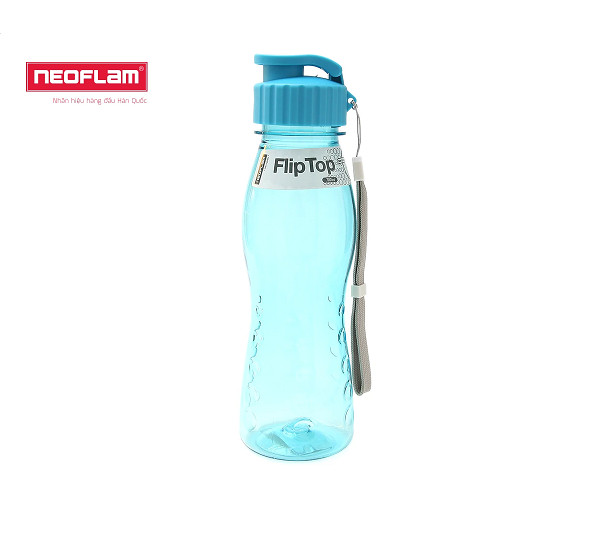 Combo 5 Chai đựng nước bằng nhựa Tritan-Fliptop 700ml, Neoflam Hàn Quốc