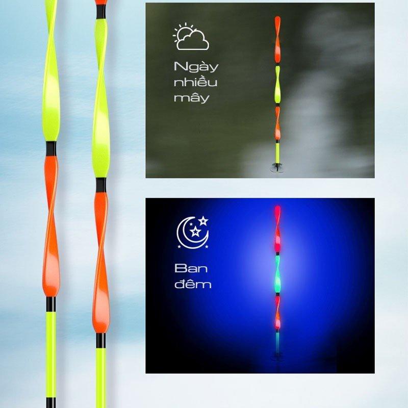 Phao câu đơn, câu đài Lão Ngư V4 tăm xoắn chất liệu nano cao cấp Phukiencaulure25 phao câu đơn truyền tín hiệu siêu nhạy