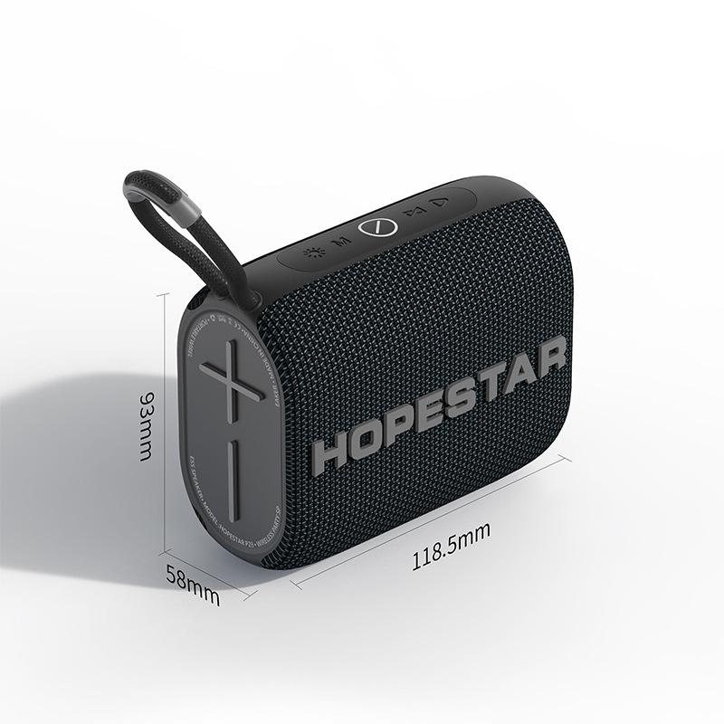 Hopestar H54 Loa Bluetooth Kết nối không dây di động Audio Audio Stereo Hỗ trợ Thẻ TF Điện thoại di động Màu sắc phổ quát: Đen