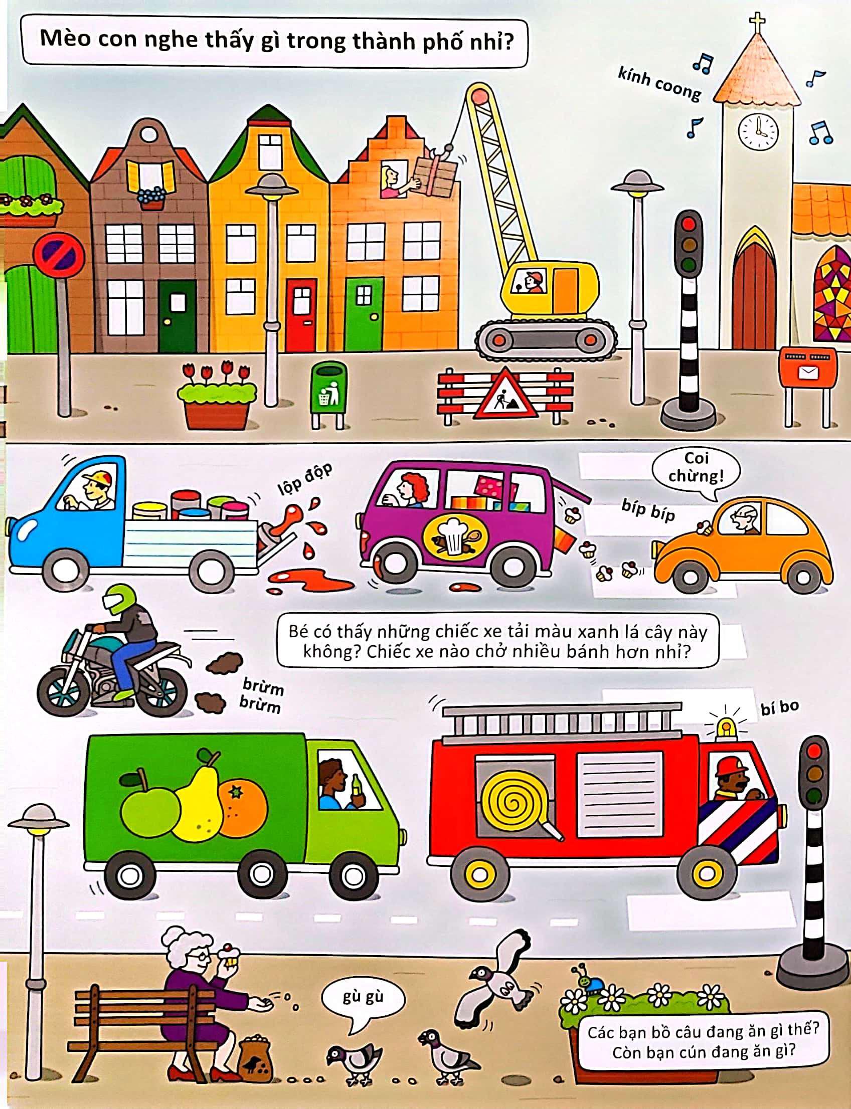 Sách Cùng Tìm Với Bé: Mèo Con Nghe Thấy Gì