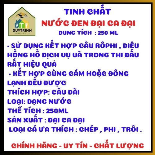 1 Chai Tinh Chất Hương Liệu Nước Đen - Đại Ca Đại 250 ml 