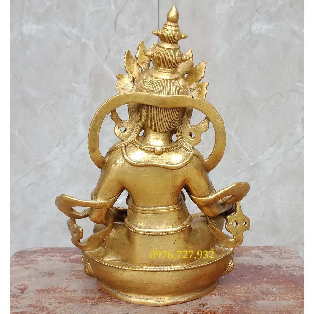 Tượng hoàng thần tài bằng đồng cao 22cm, bán tượng hoàng thần tài