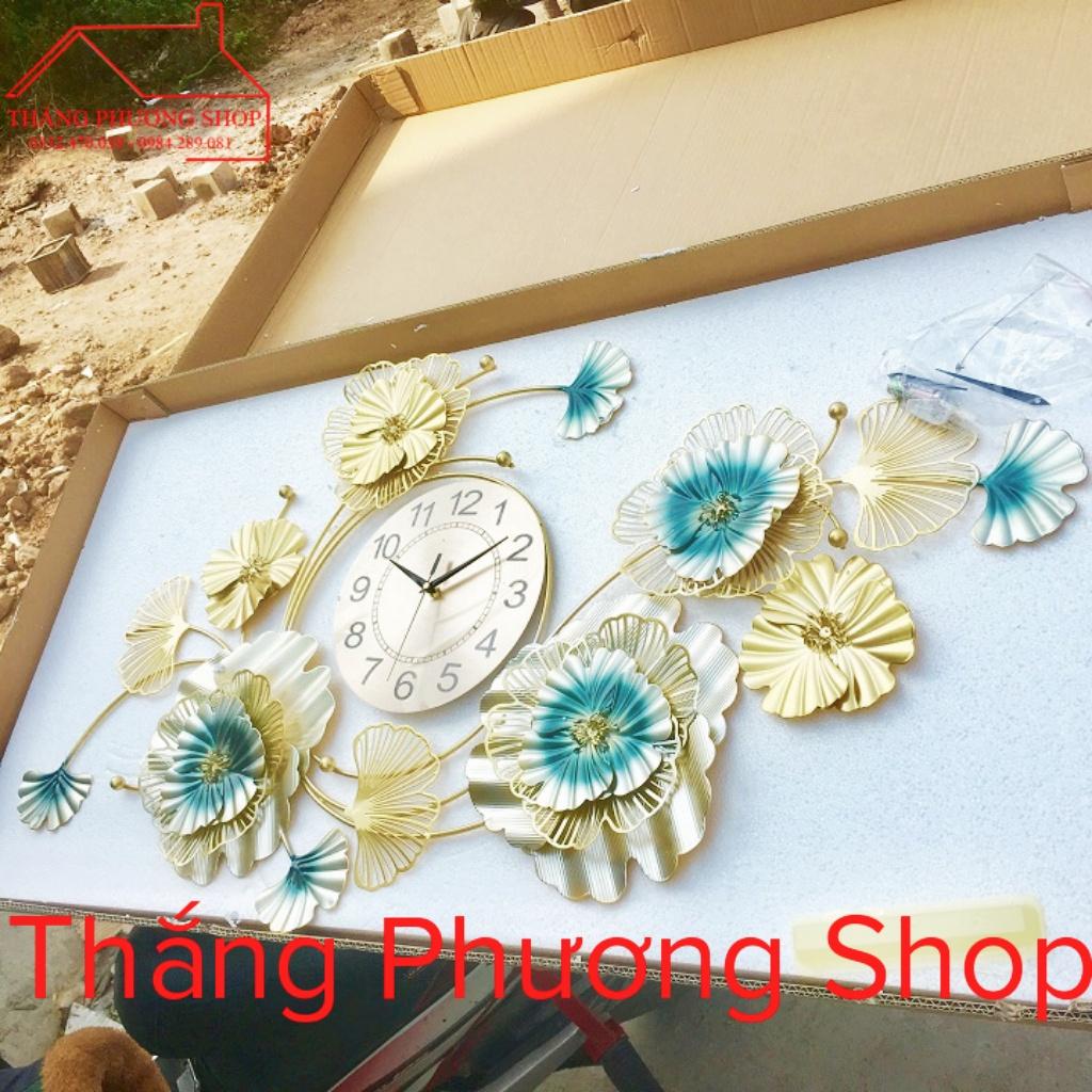 Đồng Hồ Treo Tường Trang Trí Vườn Hoa Mùa Xuân TP-070