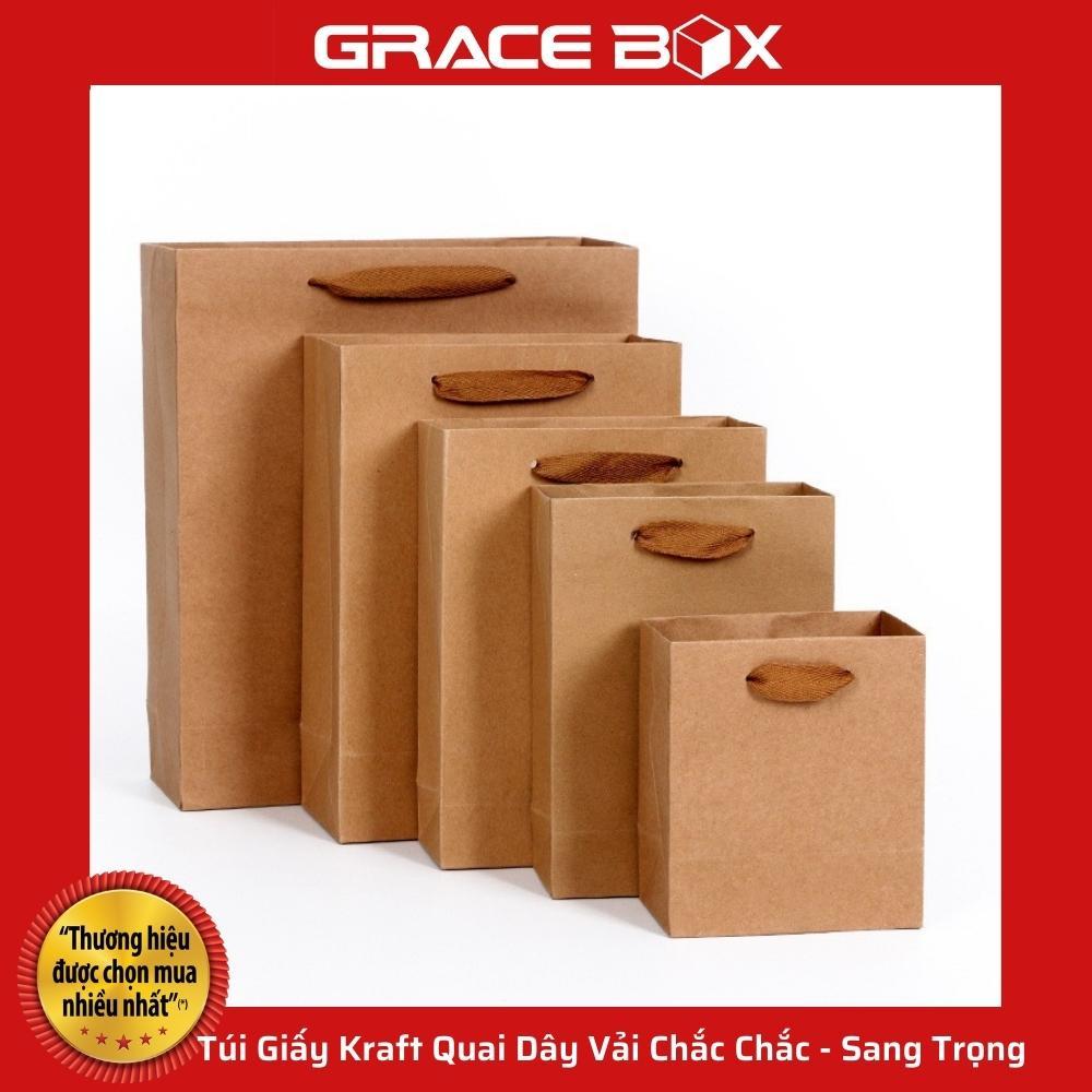 Túi Giấy Kraft Quai Dây Vải Chắc Chắc - Sang Trọng