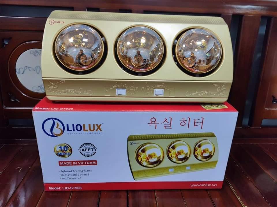 Đèn Sưởi Nhà Tắm Gắn Tường - Hàng Loại 1 Chính Hãng-MINIIN LIOLUX -Tạo Không Gian Ấm Áp Cho Phòng Tắm
