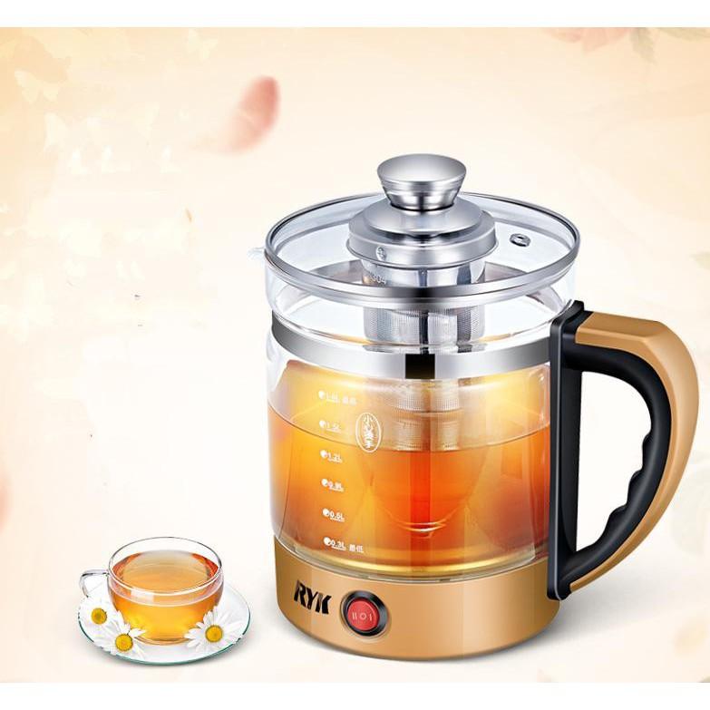Ấm pha trà bằng hơi nước RYK inox 303 có ngăn lọc trà - Skylife