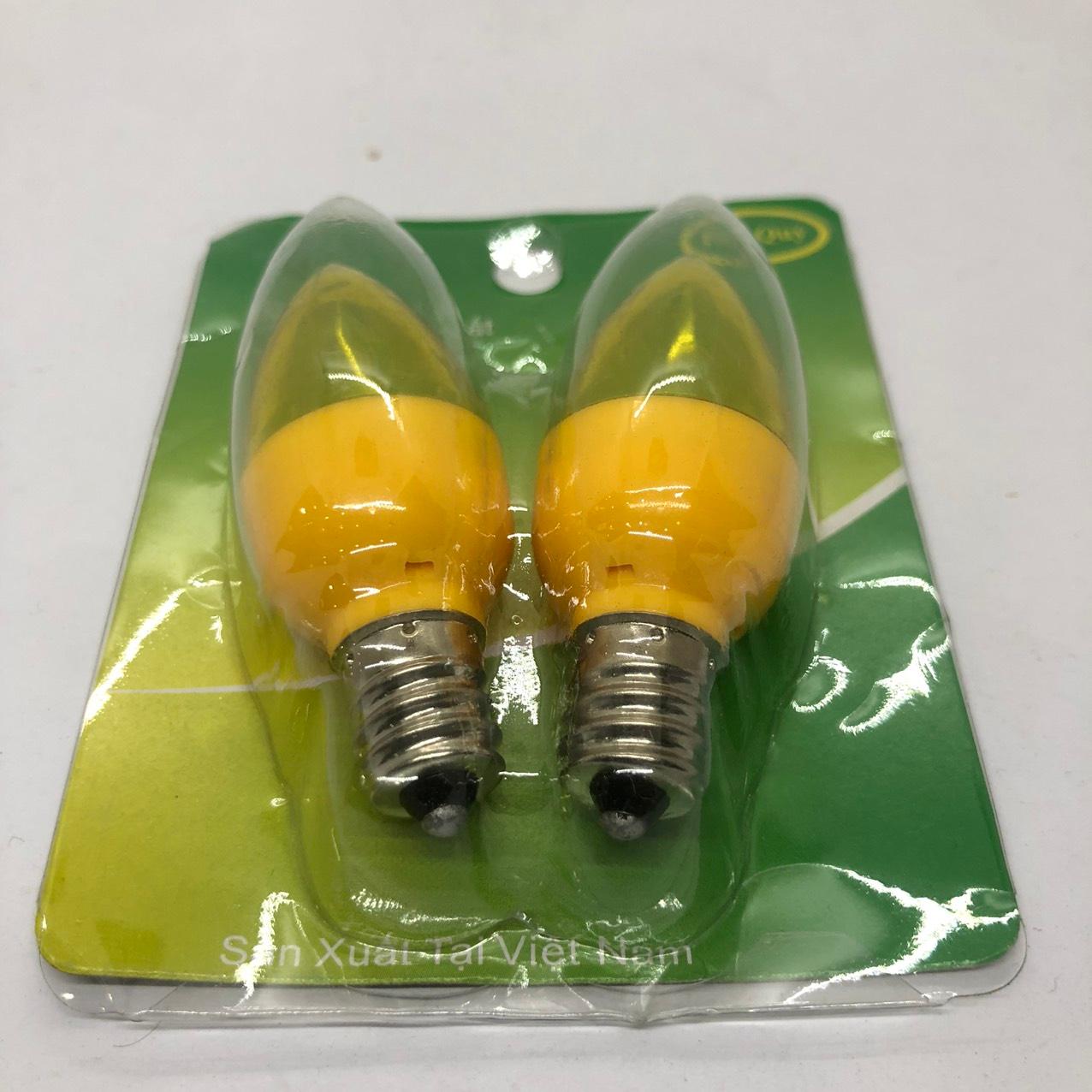 Bóng ớt, bóng cà na led 1W nhiều màu loại tốt PQ