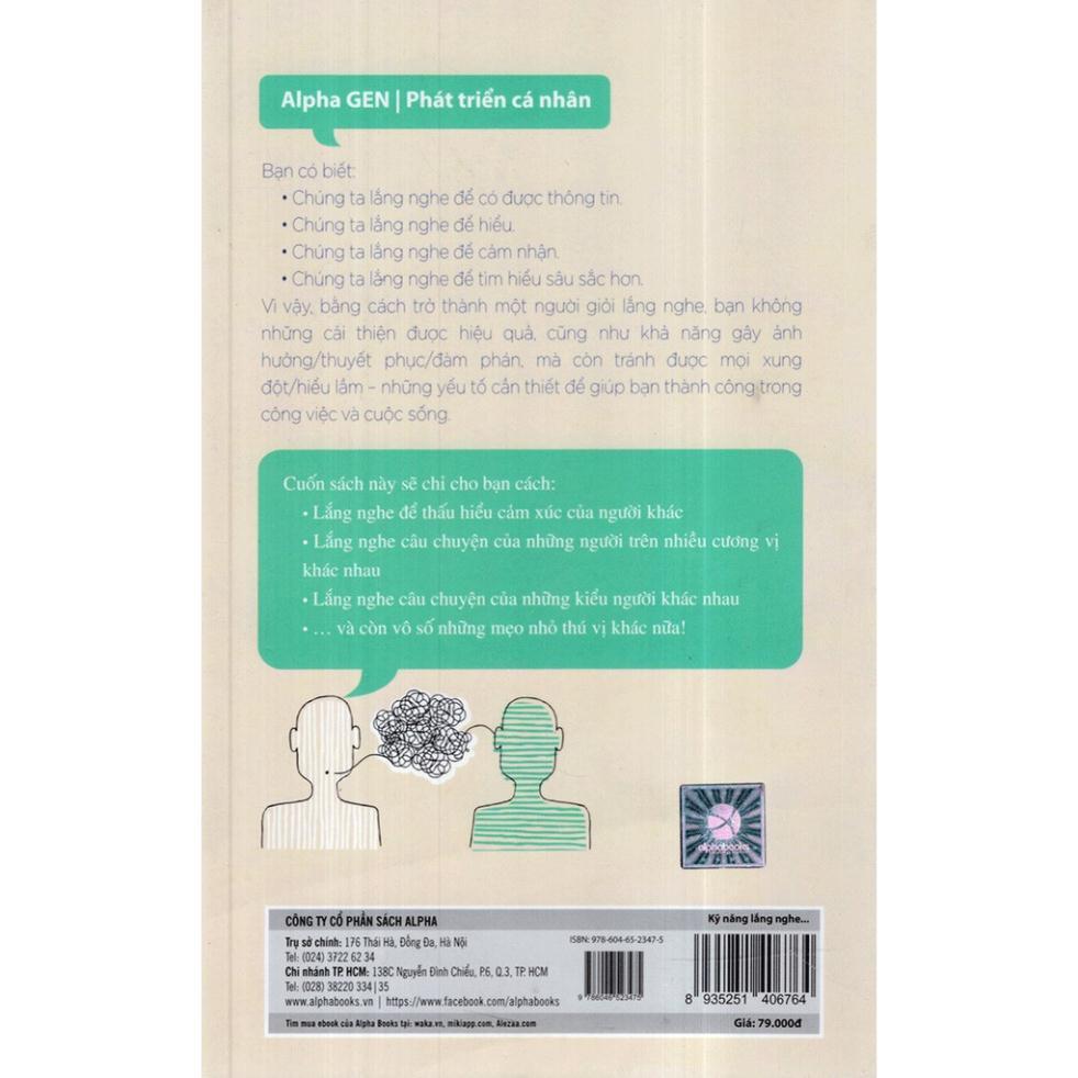 Sách - Kỹ Năng Lắng Nghe Trong Giao Tiếp