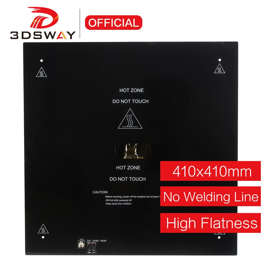 Máy in 3D 3D Các bộ phận 410x410mm 24V nền tảng nhiệt nhiệt