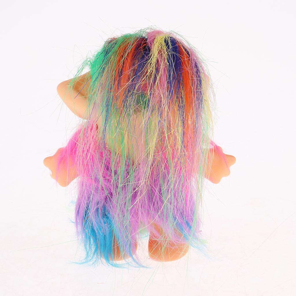 Nhiều Màu Sắc Sang Trọng May Mắn Troll Búp Bê Mini Nhân Vật Hành Động Đồ Chơi-Dự Tiệc, Nghệ Thuật Và Hàng Thủ Côn