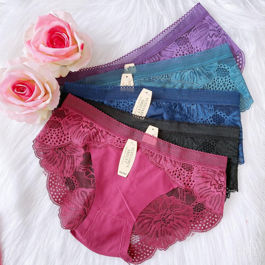 BỘ 10 QUẦN LÓT SU PHA REN ĐẸP