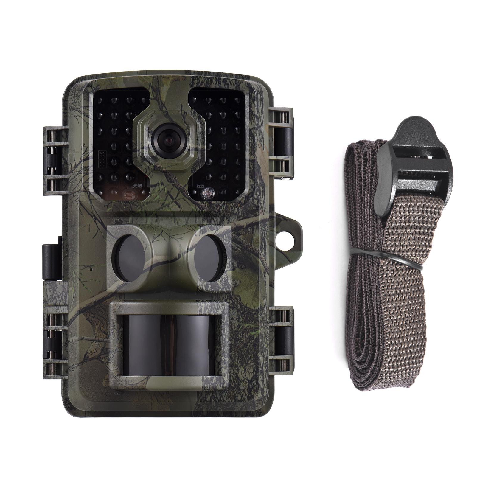 4K Trail Camera 16MP Wildlife Scouting Camera Tracking Camera with 2.0 Inch TFT Color Screen PIR Sensors 0.5s Trigger Time Supports Infrared Night Vision Motion Activated IP66 Waterproof