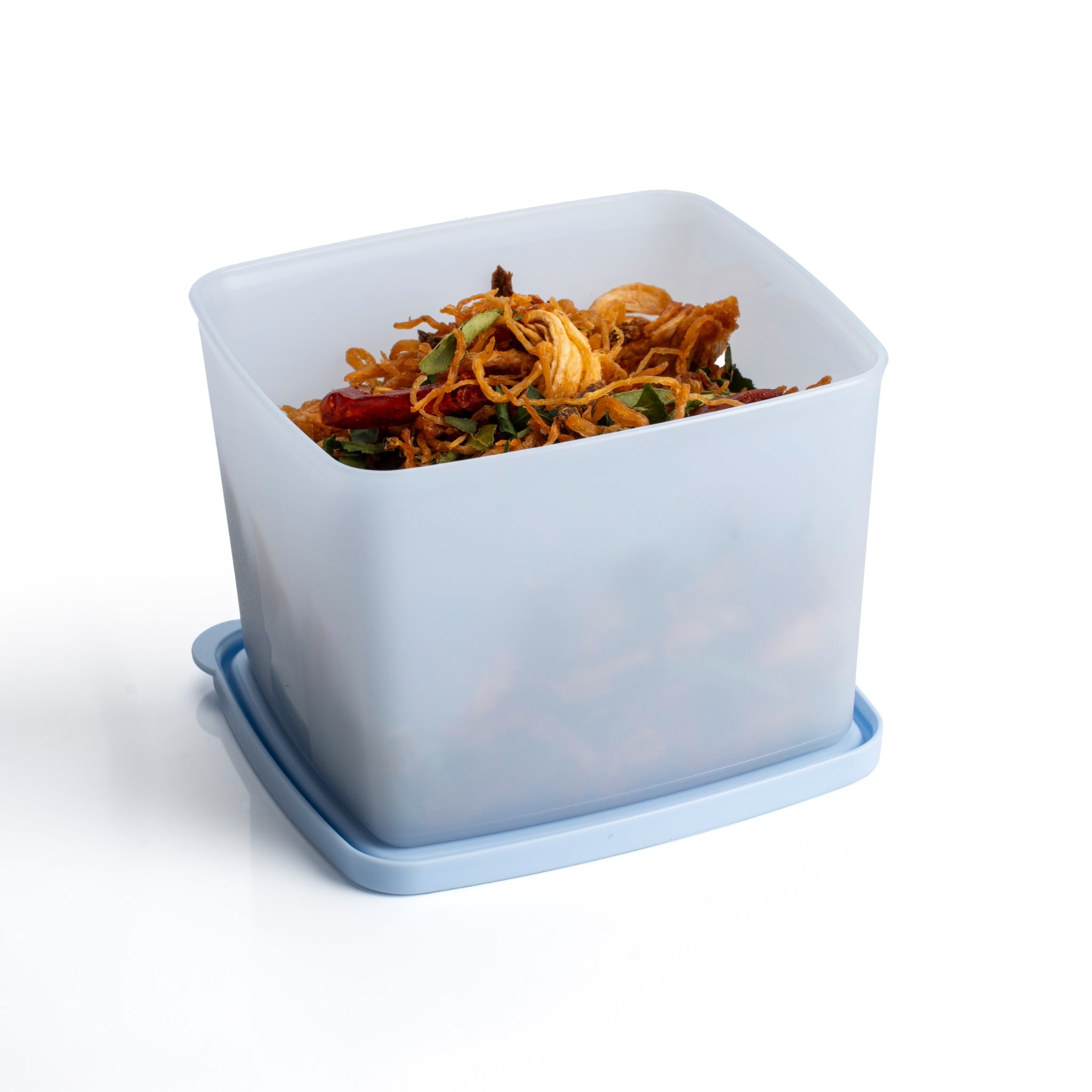 Bộ 2 hộp đựng thực phẩm Tupperware trữ khô và mát Stacking Square Medium 800ml