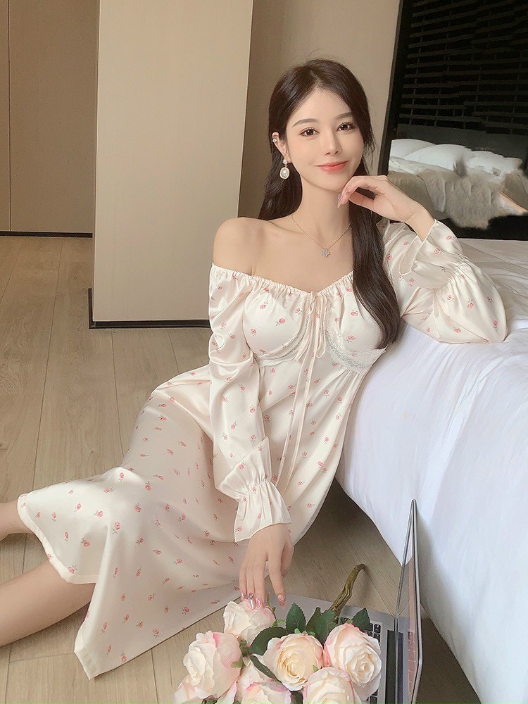Váy Ngủ Dài Nữ Tính Quý Phái - B.Lingerie