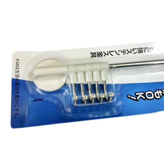Giá Treo Đồ 5 Móc Inox Hít Tường KM-1149 Hàng Nhật