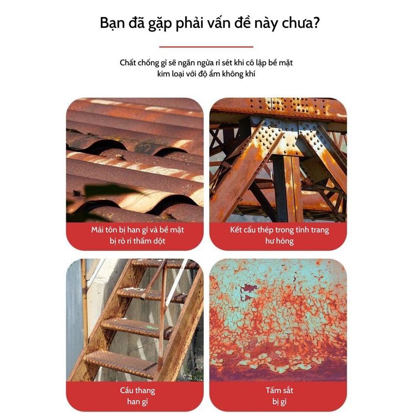 Keo Sơn Chống Han Gỉ, Gỉ Sét, Chống Cháy TAIKO CG01/ Thùng 5 L -Phù Hợp bề mặt Tấm Lợp, Lan Can, Cổng, Gầm Xe Thép