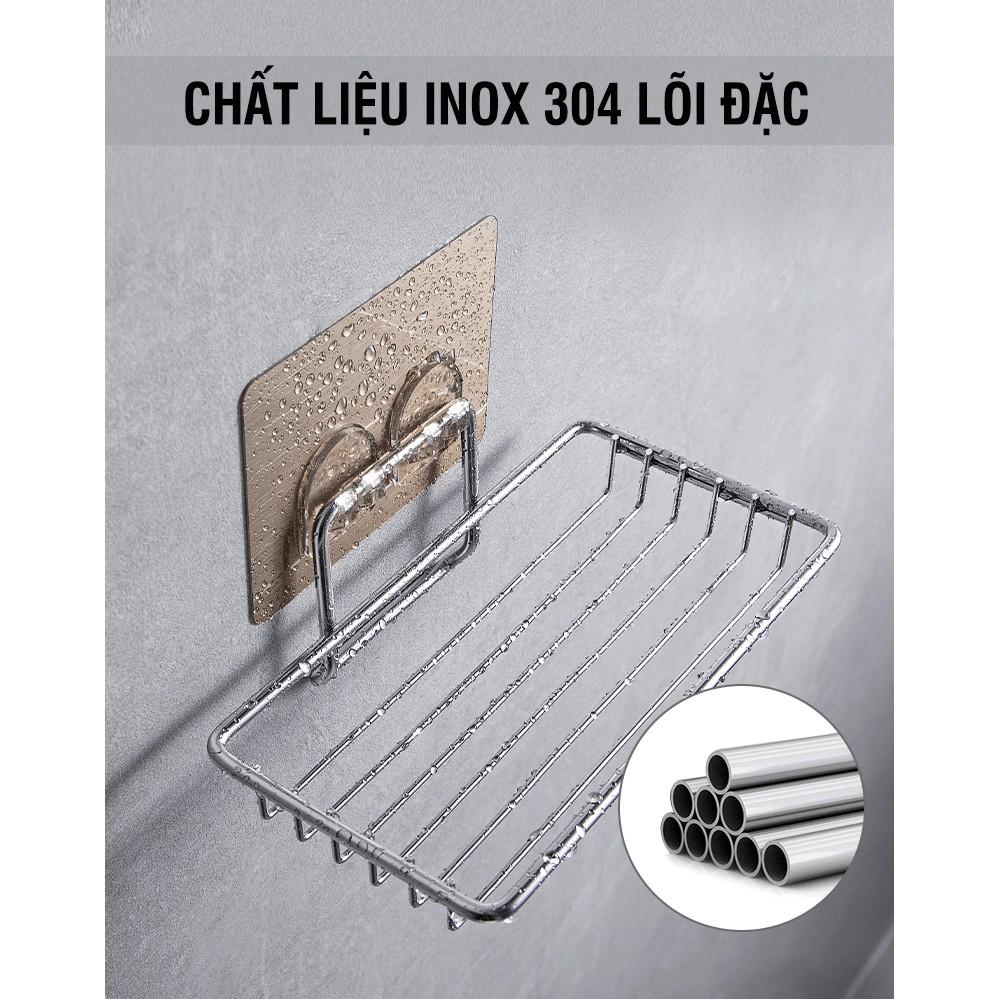 - Chịu lực 6KG Kệ để xà phòng tắm inox 304 chống han gỉ VKIT- bền đẹp- tiện lợi- Dễ lắp đặt, sử dụng NT11