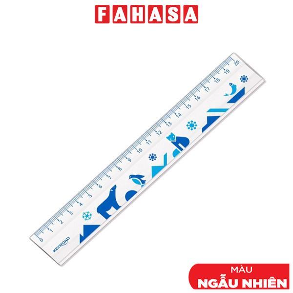 Thước Kẻ 20 cm - Keyroad KR972439 (Mẫu Màu Giao Ngẫu Nhiên)