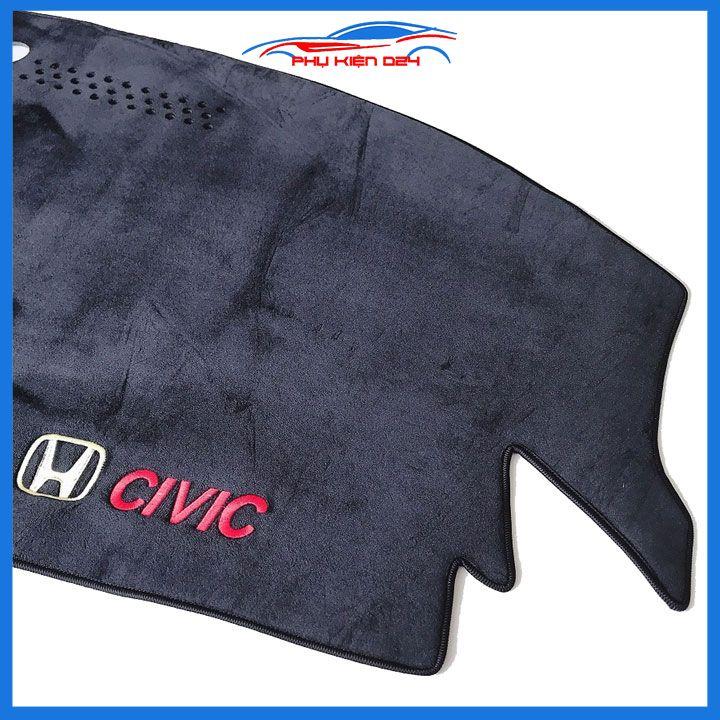 Thảm taplo Civic 2015-2016-2017-2018-2019-2020-2021-2022 chống nắng nóng làm mát xe mở rộng tầm nhìn