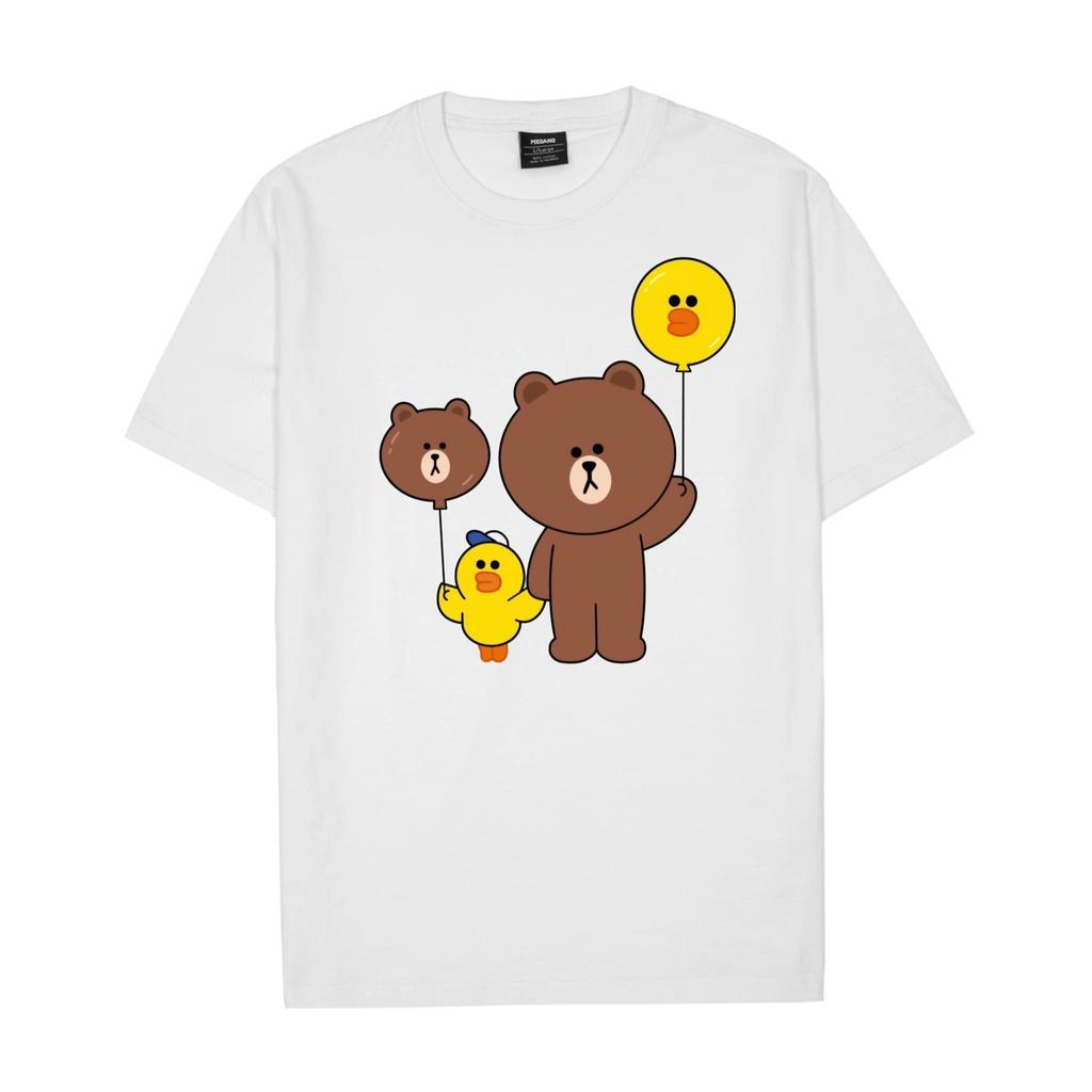 ÁO THUN UNISEX NAM NỮ gấu vịt bong bóng