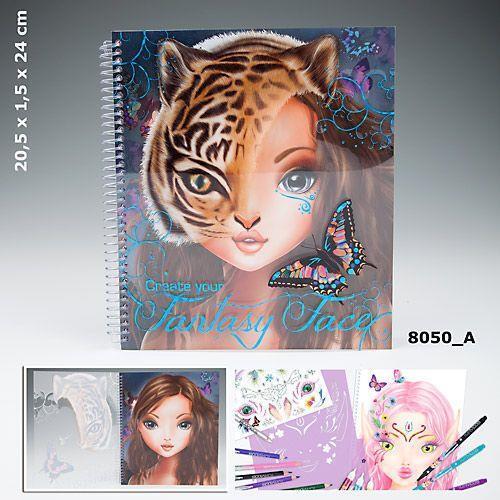 Đồ chơi sưu Tập Thiết Kế Tô Màu Khuôn Mặt Create your fantasy face TM48050
