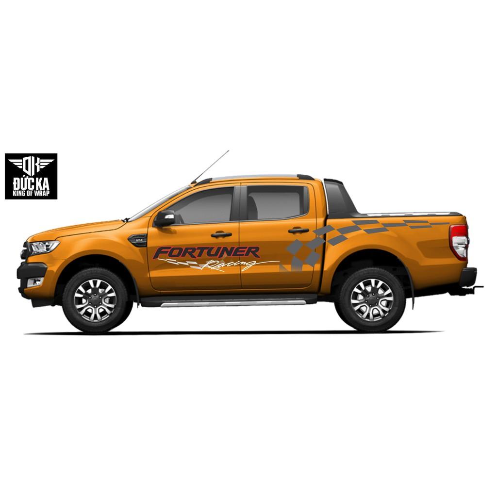 Decal Tem Xe Ô Tô Ford Ranger